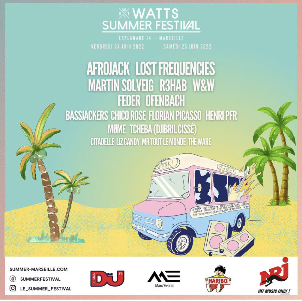 Le Watts Summer Festival s’apprête à lancer la saison estivale à Marseille !