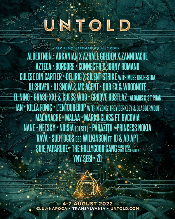 Encore de nouveaux noms pour l’UNTOLD Festival