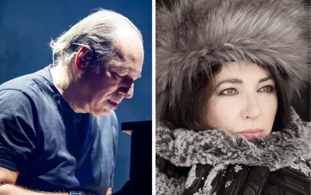 Tout comme 1 000 artistes britanniques, Hans Zimmer et Kate Bush protestent contre un projet de loi britannique sur l'IA. Crédits : Dita Vollmond et John Carder Bush