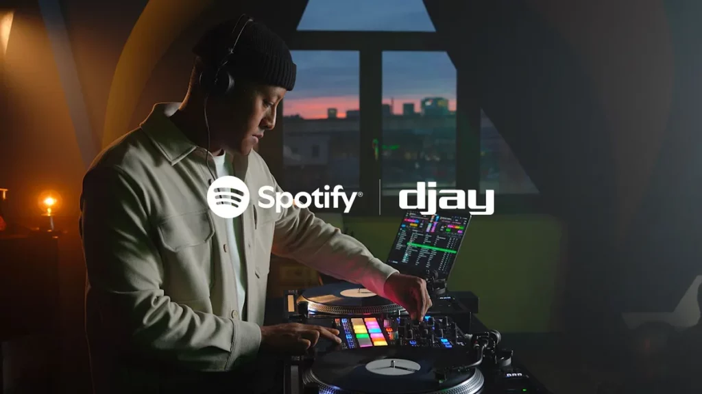 Spotify réintègre certains logiciels de DJ. Crédit : Algoriddim
