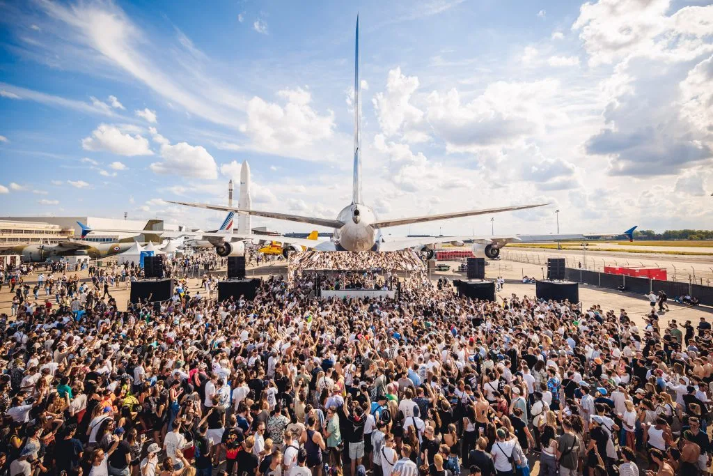 La scène A380 du Cercle Festival. © Geoffrey Hubbel