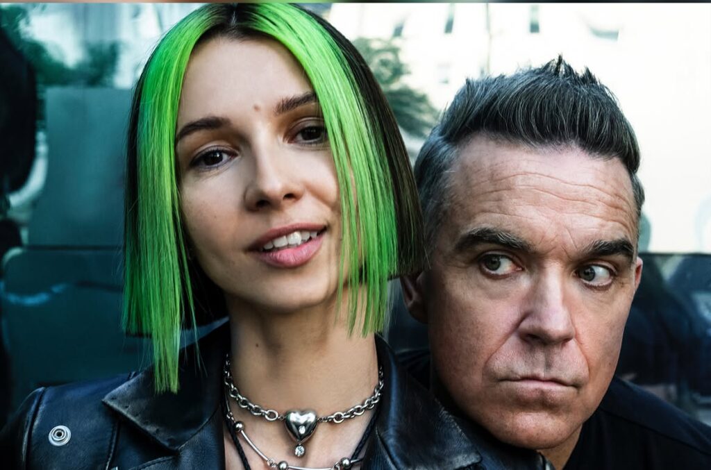 Miss Monique et Robbie Williams. © Anton Corbijn