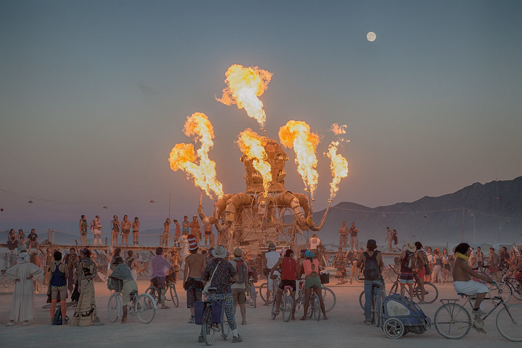 Trois morts ont été recensés à la clôture du festival Burning Man. © Bob Wick / Flickr