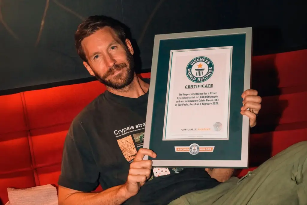 Calvin Harris est entré au Guinness World Records.