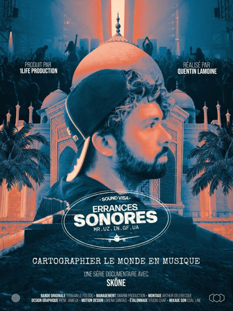 Affiche de la série documentaire Errances Sonores avec Sköne