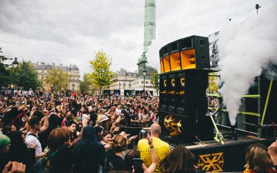 La Techno Parade à Paris, ici en 2023. © Romain Guédé