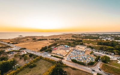 Coucher de soleil sur l'Écume Festival 2025 à Quiberon. © D.R.