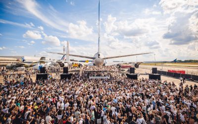La scène A380 du Cercle Festival. © Geoffrey Hubbel