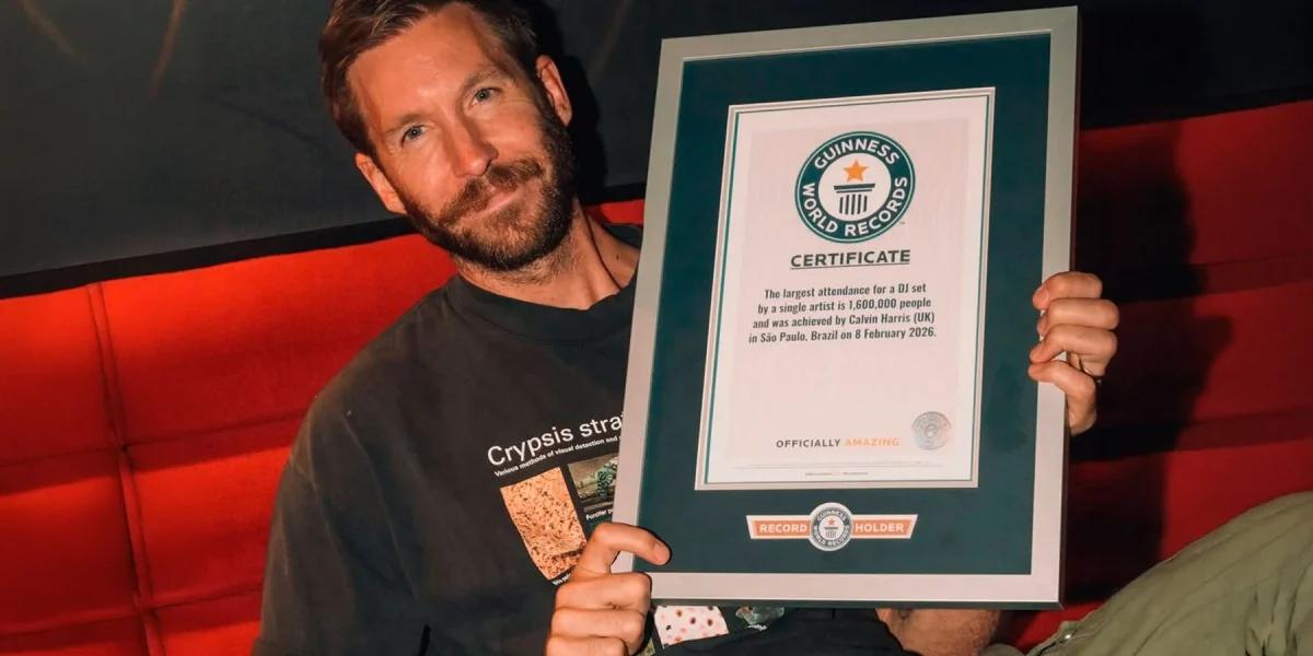 Calvin Harris est entré au Guinness World Records.
