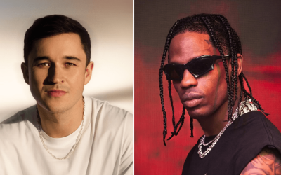 John Summit et Travis Scott. © Dana Trippe, D.R.