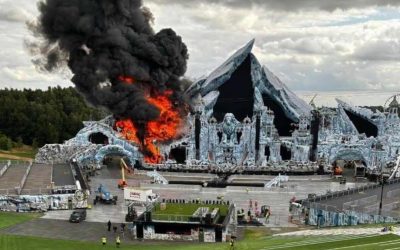 Un incendie a ravagé la Mainstage de Tomorrowland à 3 jours de l'ouverture.